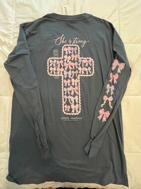 Simply Southern “She Is Strong” Blue XLarge
